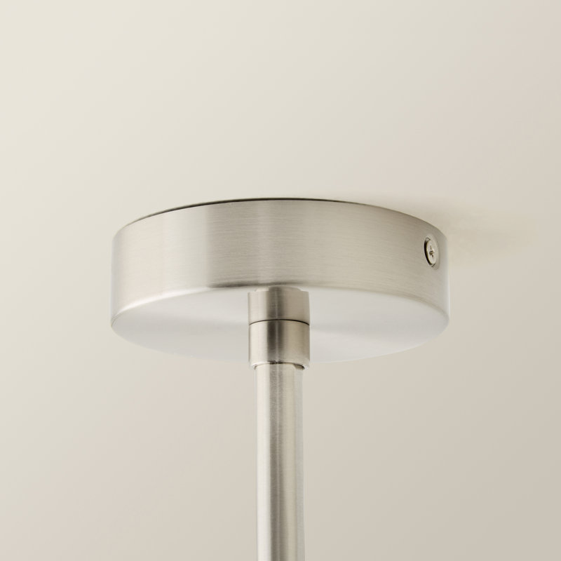 Susie Adjustable Drop Ceiling Light, Without Bulb, Brushed Nickel