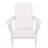 Delman High Density Polyethylene Folding Adirondack Chair With Double Cup Holder-360845515