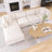 Upholstered Modular Sofa With Removable Storage Ottoman-1842356721