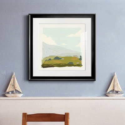 Alpine Ascent III - reproduction encadrée de qualité supérieure - prête à être accrochée