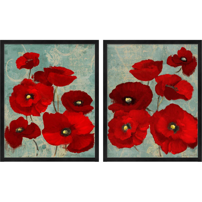 Poppies I & II par Lanie Loreth