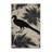 Washable Black Drongo Birds Area Rug-438062365
