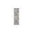8' Gray And Beige Abstract Distressed Runner Rug