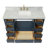 Cambridge Single Bathroom Vanity with Carrara Marble Top-88398691