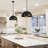 Najuma 1-Light Dimmable Dome Pendant-1706857922-1706857924