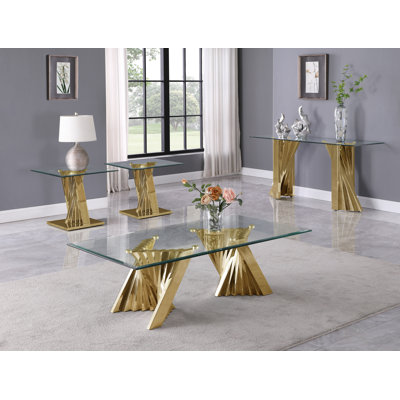 Ensemble de 4 tables basses