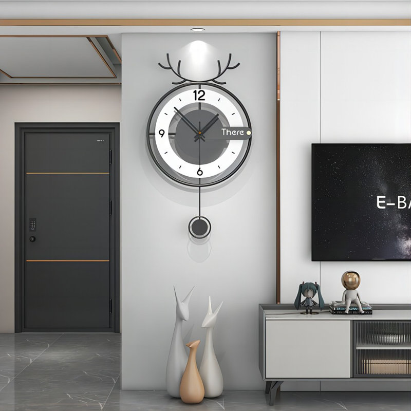 Attleboro Metal Wall Clock