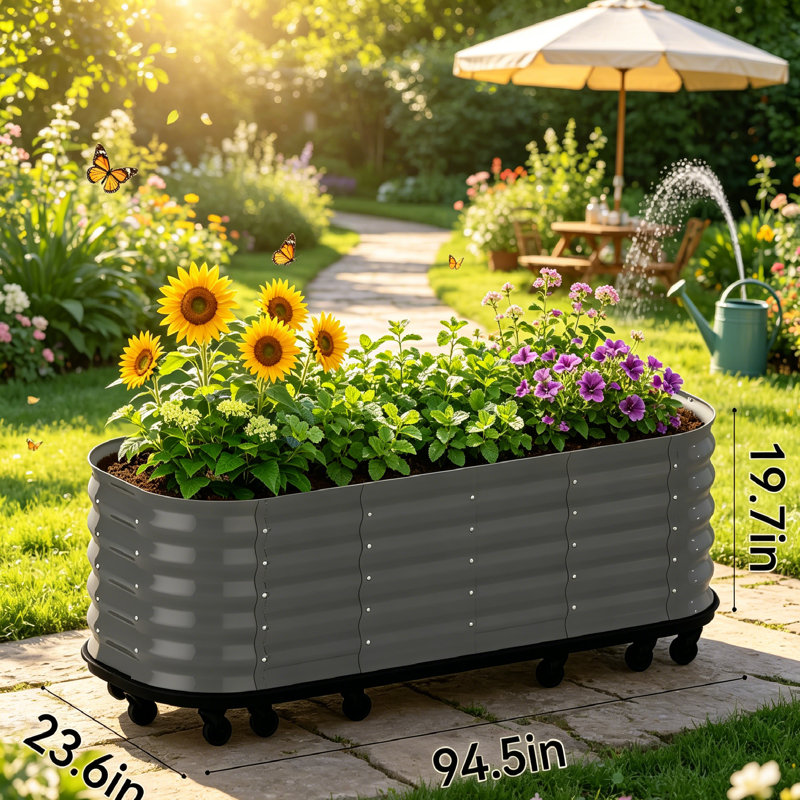 Metal Raised Garden Bed
