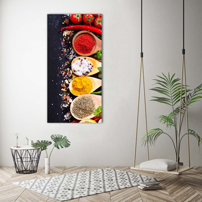 Red Flowers - Wrapped Canvas Print