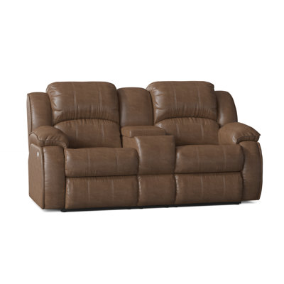 Cagney 78'' Upholstered Power Reclining Loveseat