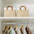 Shelf Baskets For Shelf, Fabric Storage Bins With Metal Frame,Foldable Storage Boxes With PU Handles,2-Pack-114194408