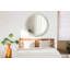 Huldar Glass Flat Wall Mirror