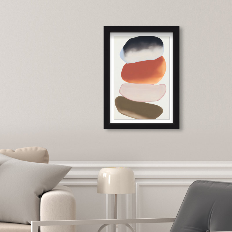 California Dreamscape Shadowbox Abstract Print by Oliver Gal, Black Frame, 10 x 15, 16.5"H x 11.5"W, Black Frame
