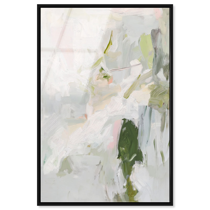 Frosted Foliage High-Gloss Frameless Acrylic Glass Wall Art Abstract Print by Oliver Gal, Ready to Hang, 10 x 15, 16"H x 11"W