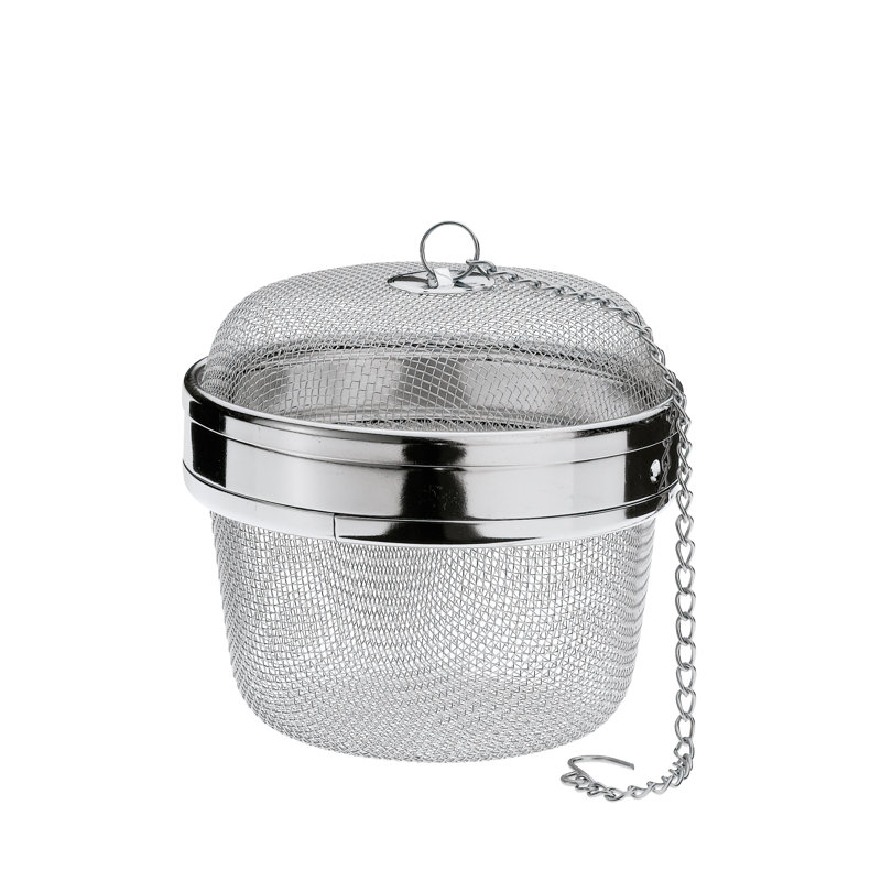 Frieling Stainless Steel Tea Strainer, 4" H x 3" W x 3" D