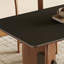 Table en dalles de pierre noire de style milieu du siècle-1202265087