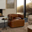 Ward Swivel Chair-Surrey Cocoa-149349938