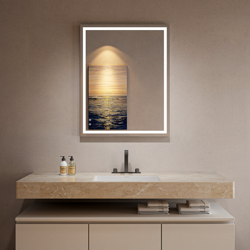 Miroir mural lumineux Kristeen