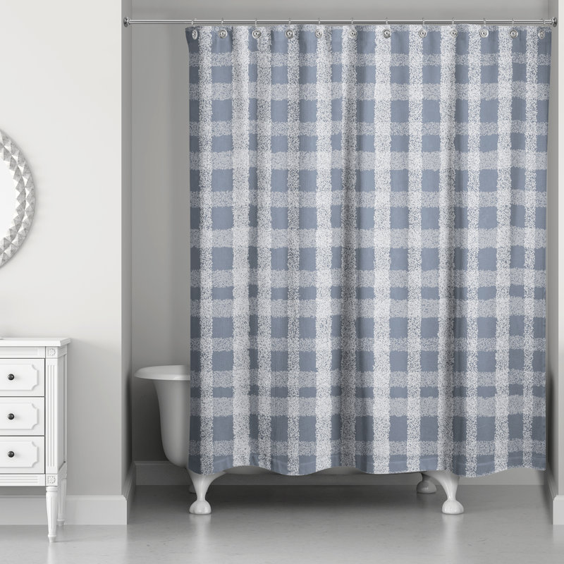 Rideau de douche Rosalei, Bleu