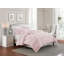 Ensemble de couette trois pièces à plis floraux, microfibre douce, couleurs pastel, ensemble de literie léger-1357800974-1357800971