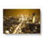 Golden Jakarta Skyline in Abstract - Wrapped Canvas-55314509