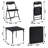 Aerynn Kids 3 Piece Square Play Or Activity Table and Chair Set