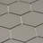 Sage 3" x 3" Hexagon Porcelain Matte Mosaic Tile-92523004