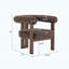 Chaise d'appoint moderne rembourrée avec accoudoirs ronds-2090862977