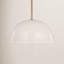 Luminaire suspendu simple en métal à 1 lumière Leona-91065072