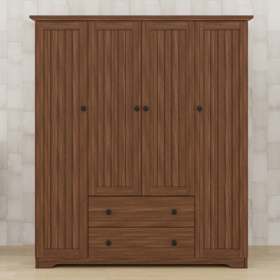 4 Door Wardrobe With 2 Drawers