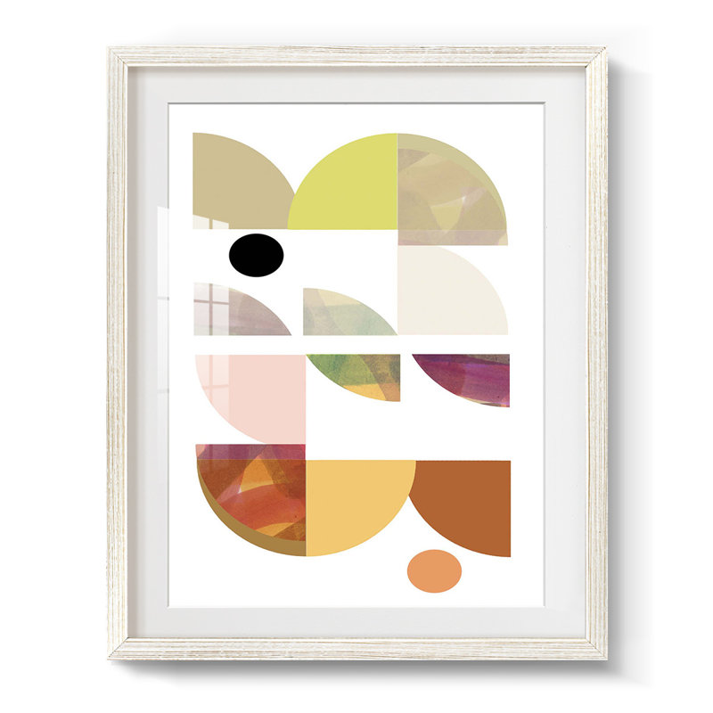 Dorset Shapes III - Impression encadrée, H 28,5 po x l 20,5 po, Blanc
