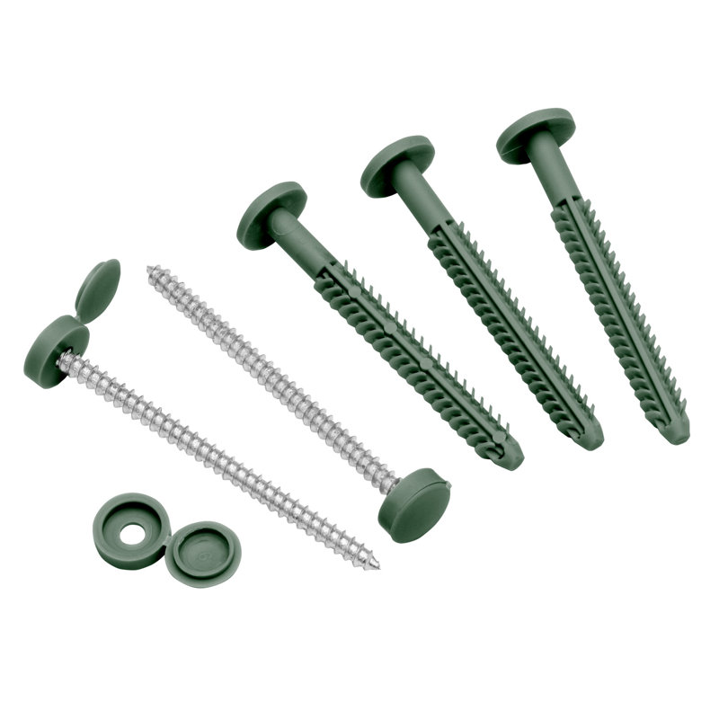 Volet cathédrale à persiennes standard, 31 po, Brun, 12 po