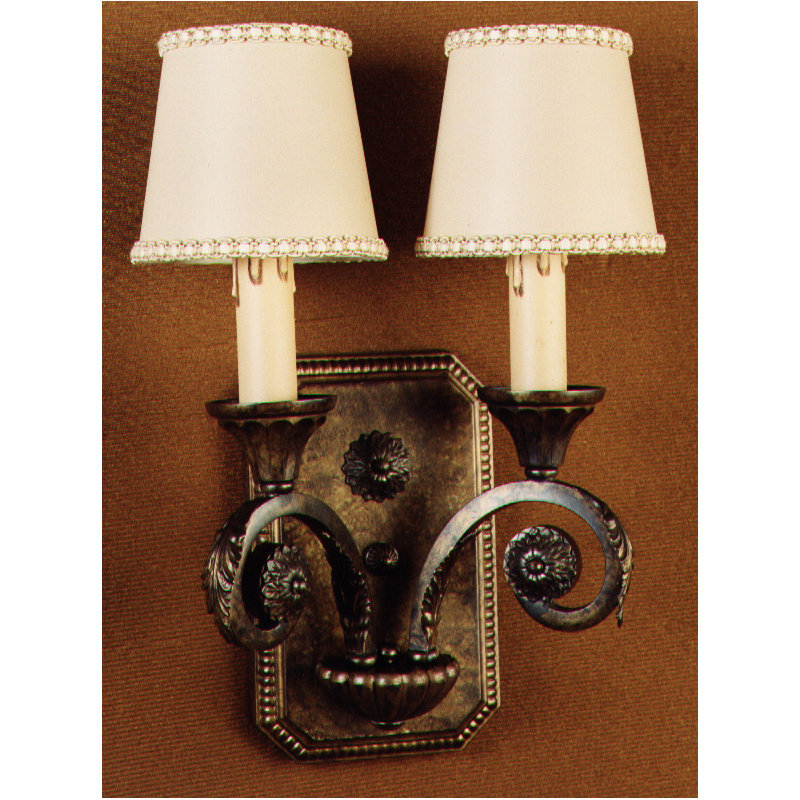 Cowie Candle Wall Light, Antique French Gold
