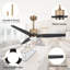 52 In. 3 Solid Wood Blades Indoor Ceiling Fan With Led Light-1040595658
