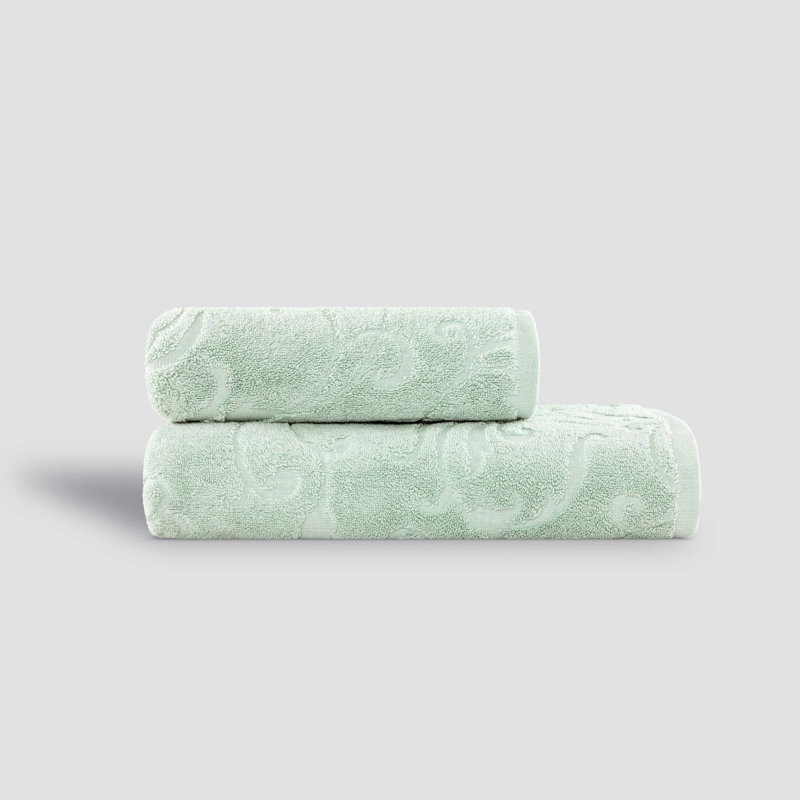 Sharlyz Hand Towel, Pale Fresh Green