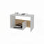 Table d'appoint en mélamine avec rangement ouvert-1952498091