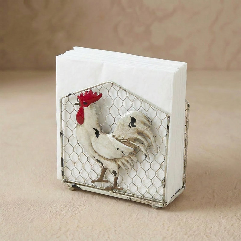 Porte-serviette Farmhouse Rooster