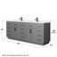 Beckett TK 84'' W Double Vanity-2080885332-2080885331-2080885333
