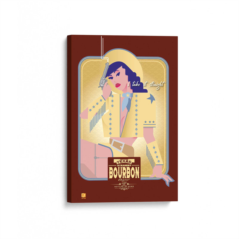 Desert Cowgirl, Wrapped Canvas, Does Not Apply, 18" H x 12" W