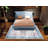 Washable Non-Slip Traditional Blue / Coral Rug -115161578