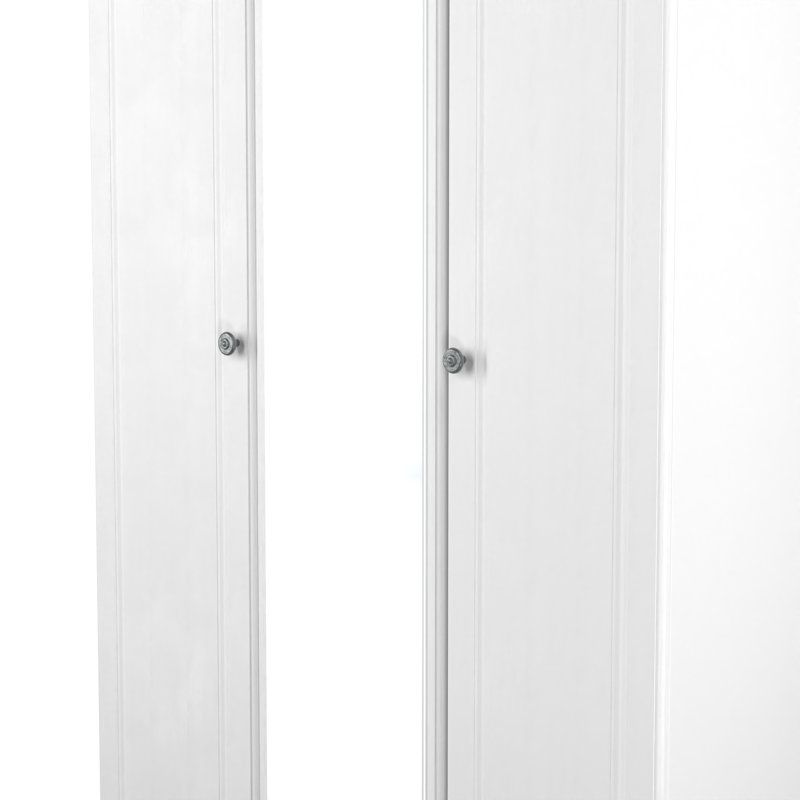 Arpelar Manufactured Wood Wardrobe, White/Oak