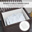 Panier à linge en bambou avec couvercle HOMcom-1038750043-1038750040