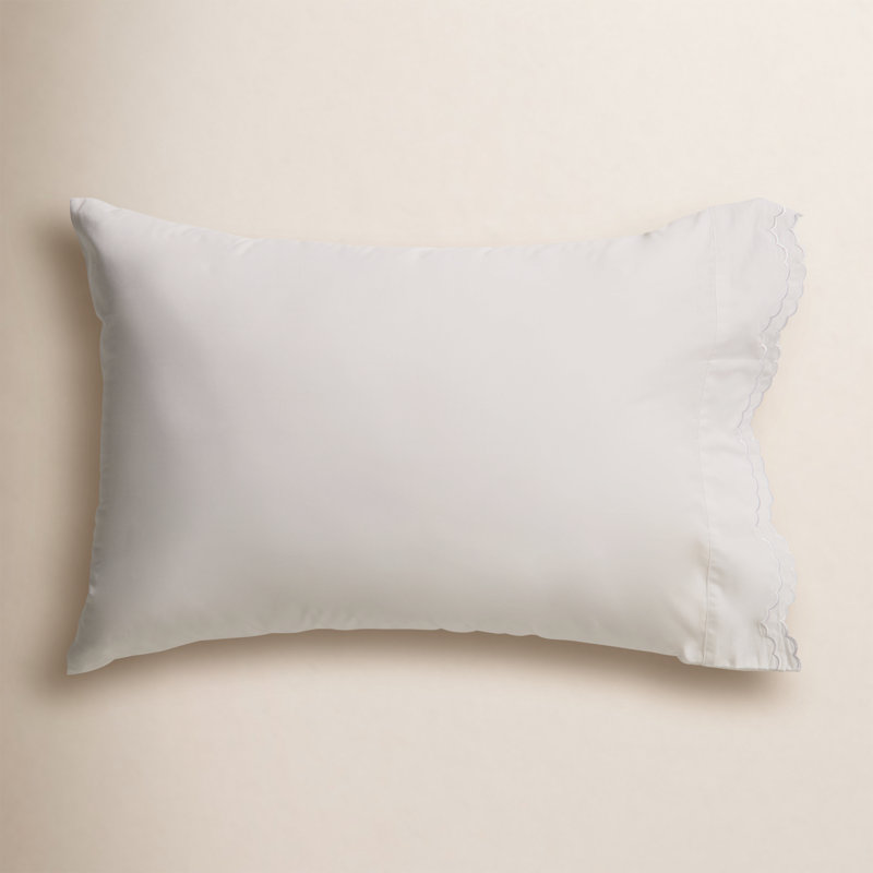 Bartlow - Set of 2, White, Standard Pillowcase