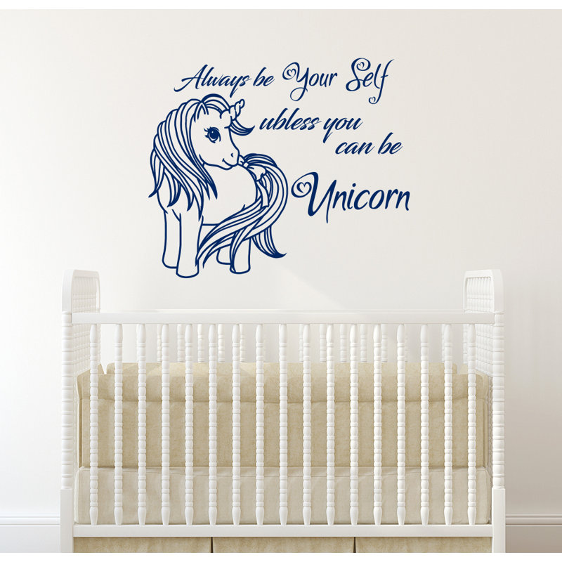 Animals Wall Decal, Dark Blue