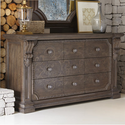Salvage 76.01'' W 9 - Drawer Dresser