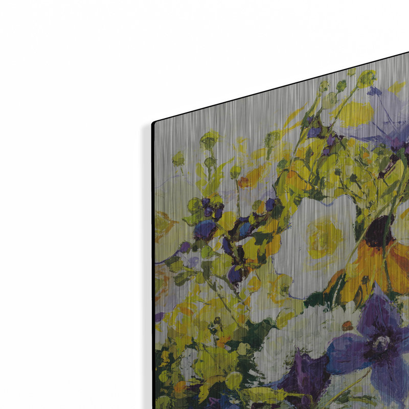 Art mural en métal Winston Porter «White Anemones» par Shirley Novak, H 16 po x l 12 po
