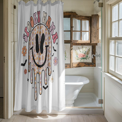 Rideau de douche standard 1 pièce Spooky Mama