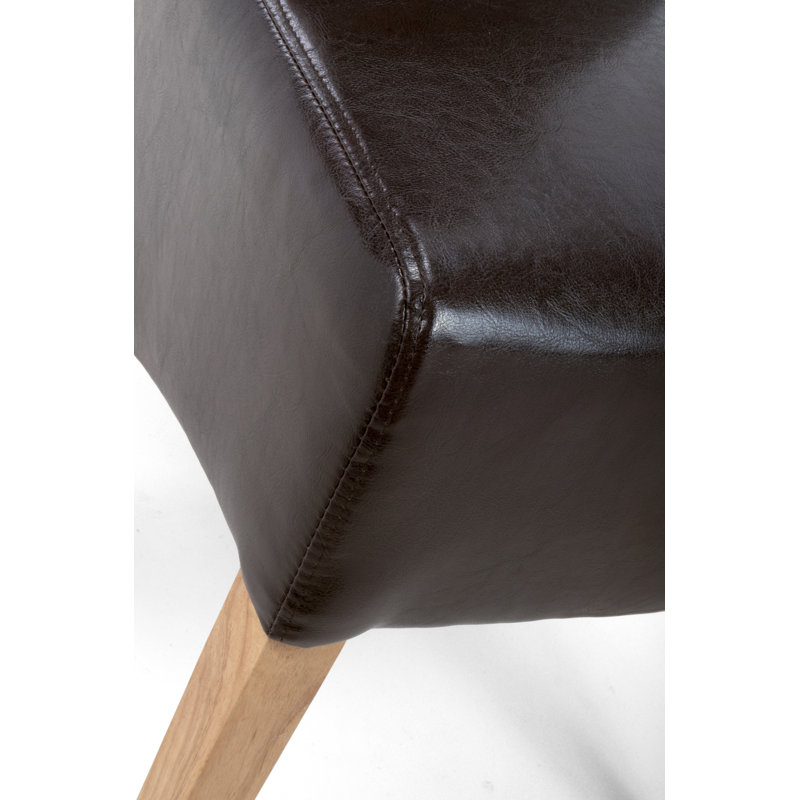 Boylston 116.8cm H Upholstered Side Chair, Brown