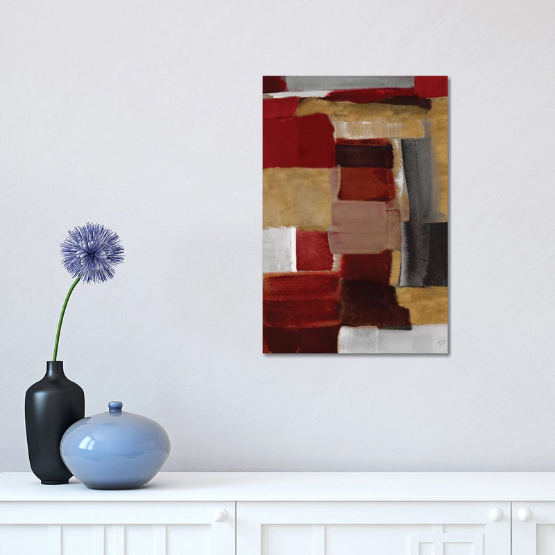 Red And Gold Light II by Lanie Loreth - Painting on Canvas, Wrapped Canvas, 45.72cm H x 30.48cm W x 1.91cm D