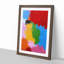 Blocks of Colour in Abstract - Picture Frame Painting Print-55686999-55687001